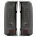 Hecasa Led Tail Light Compatible With 2014-2018 Gmc Sierra 1500 2500hd 3500hd Pickup Tube Bar Stop Lights Pair Lh Rh Rear Brake