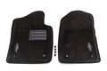 Gm Accessories 19155771 Front Carpet Floor Mats In Ebony With Bowtie Logo Molded Edge And Retainers
