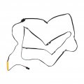 Rc Car Chassis Led Light Colorful Underbody Lamp Bar For 1 10 Crawler Cars 6a 10v Accessories