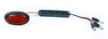 Grote 49372 Red Dual Intensity Micronova Led Clearance Marker Light Slim-line With Grommet 