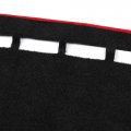 X Autohaux Car Dashboard Cover Nonslip Black Red Dash Mat Sun Pad For Toyota Corolla 14-18