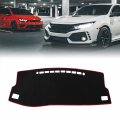 X Autohaux Car Dashboard Cover Nonslip Black Red Dash Mat Sun Pad For Toyota Corolla 14-18
