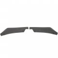 Ocpty Rear Bumper Diffuser Universal Pp Side Fender Skirt Lip Splitter Canard Protector Glossy Carbon Look Canards Spoiler