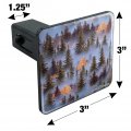 Trees Forest Woods Outdoors Camping Pattern Tow Trailer Hitch Cover Plug Insert