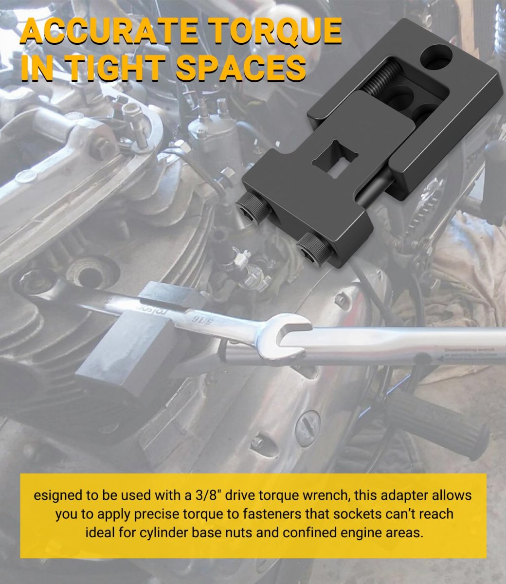 08-00 Adjustable Torque Wrench Adapter 8 In Drive For 6 19mm Metric 4 Sae And 12mm 1 To 3 8 Allen Wrenches