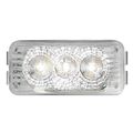 Red Clear Small Rectangular Spyder 3 Led Marker And Clearance Light Polycarbonate Lens For Trucks Trailers Rvs Buses Atvs Utvs 