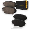 Front Ceramic Brake Pad Set For Toyota Rav4 2001 To 2005 2 Wheel Replacement 446542070 446542071 0446542130