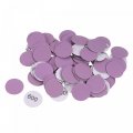 Uxcell 100pcs 1-inch Purple Sanding Discs 600 Grits Hook And Loop Professional Aluminum Oxide Sand Paper Mini Size For Wood