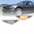 Depo 04-06 E46 2d Side Marker Lights Plug And Play Fender Sidemarkers Lamps Left Right For 2004-2006 Bmw 3 Series 2 Door Coupe 