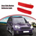 X Autohaux 1 Pair Exterior Rear Bumper Side Marker Reflector Red For Nissan Sentra 2013-2018 Left Right 265655c000 265605c000