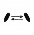 Partsw 4 Pc Front Rack Pinion Bellow Boots Inner Tie Rod Ends Steering Kit For Ford Fusion Lincoln Mkz Zephyr Mazda 6 Mercury 