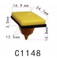Autobahn88 Rocker Molding Grommet With Sealer Compatible Hyundai Accent Genesis Santa Fe Sonata Tiburon Veracruz 1995-on Oem