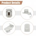 Uxcell Sun Visor Support Clip Retainer For Mazda 3 2004-2009 No Lc6269261b77 Holder Bracket Hanger Plastic Gray Anti Vibration