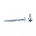 Prime-line Wood Screws Round Head Phillips Drive 5 X 1 In Zinc Plated Steel 50 Pack