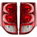 Hecasa Tail Light Compatible With 2011-2020 Dodge Grand Caravan Lamp Driver Passenger Side Replacement For 05182535af