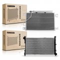 A-premium Engine Coolant Radiator A C Condenser Cooling Kit Compatible With Mercedes-benz C230 2006-2007 C280 C350 2006 3 0l 3