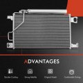 A-premium Engine Coolant Radiator A C Condenser Cooling Kit Compatible With Mercedes-benz C230 2006-2007 C280 C350 2006 3 0l 3