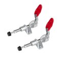 Powertec 20323 Push Pull Quick-release Toggle Clamp 301a 100 Lbs Holding Capacity W Rubber Pressure Tip 2pk 