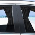 Car Side Window Sunshades Fydun 2 X 50s Sun Shade Curtain Adjustable Sunshade Drape Visor Valance Protection For Cars Trucks