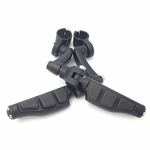 Smt-black 360 Adjustable Peg Mounting Kit Flat End Footrest Foot Pegs For V-star Roadstar Suzuki Boulevard Equipped With 1 Inch