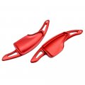 Secosautoparts Red Aluminum Alloy Paddle Shift Steering Wheel Shifter Extension Compatible With Chevrolet Corvette Camaro C7