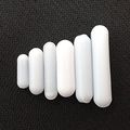 Bipee 6pcs Plain Ptfe Magnetic Stirrer Mixer Stir Bars White Color 