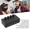 Okuyonic 4 Channel Headphone Amp Us Standard 100a 240vac Super Compact Amplifier Ha400 Monitor Distribution With Dc12v Power