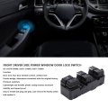 Driver Side Power Window Switch Left Front Master Control With Child Lock Replacement For Tucson 2016-2018 Oe 93571-d3040