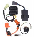 Goodbest New Cdi Voltage Regulator Rectifier Relay Ignition Coil Spark Plug Compatible With Honda Fourtrax 300 Trx300 Trx300fw