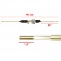 Caltric Rack And Pinion With Tie Rod Ends Compatible Polaris