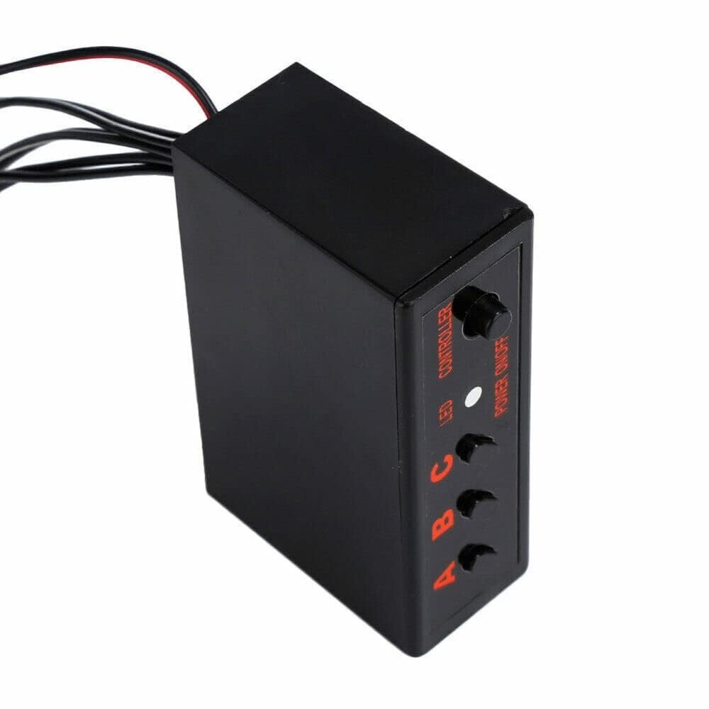 3 Pack 4 Ways 12v Led Strobe Flash Light Emergency Flasher Controller Box For Lamps