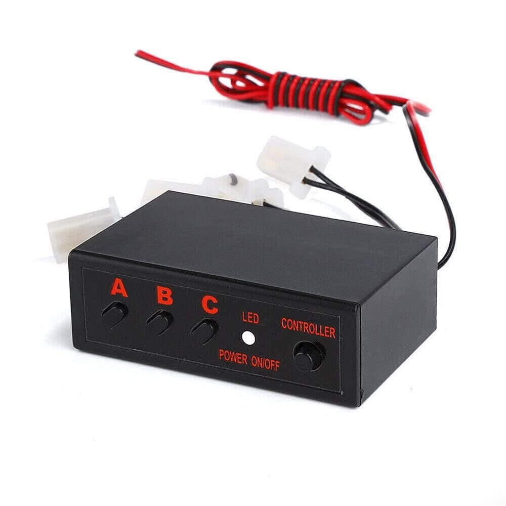 3 Pack 4 Ways 12v Led Strobe Flash Light Emergency Flasher Controller Box For Lamps