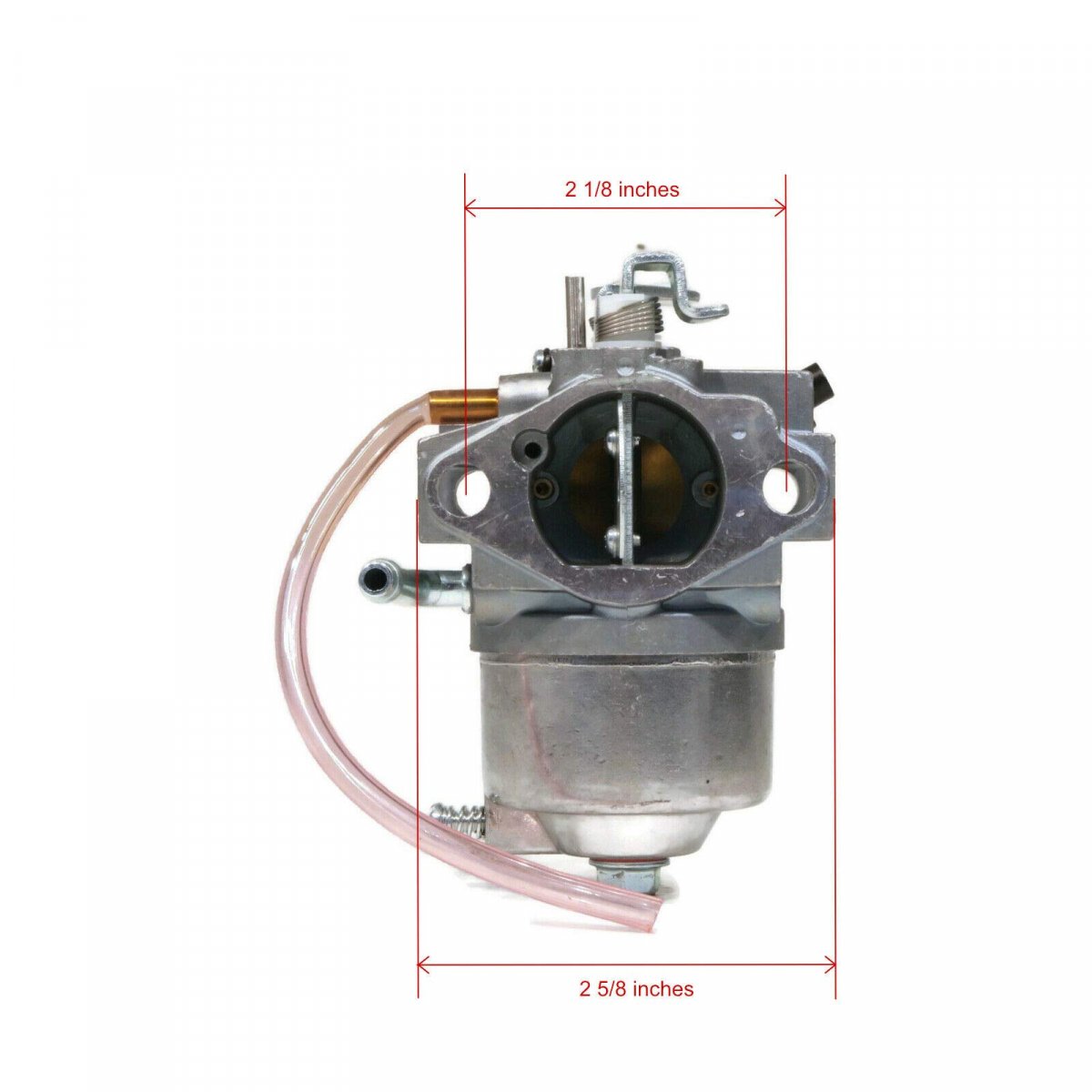 Carburetor With Gaskets For Kawasaki Fb460v-ms14 And Fb460v-fs29 4 Stroke Engine Gray