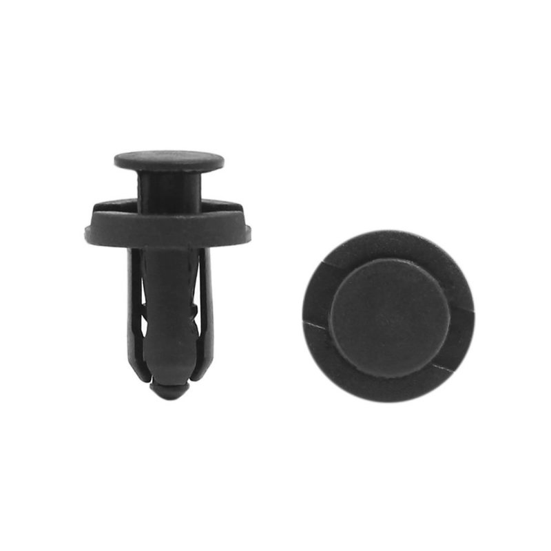 Universal Car Black Plastic Expansion Screw Clip Rivet Fixed Bunper Fender 20pcs