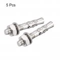 M10x70mm 304 Stainless Steel Expansion Bolt Screw For Concrete 5pcs