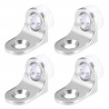 Shelf Support Pegs Glass Bracket Zinc Alloy Nail Panel Pallet Holder 19mmx13mmx15mm 4pcs 