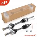 A-premium Pair 2 Front Cv Axle Shaft Assembly Compatible With Infiniti 0 1999 2000 2001 2002 L4 2 0l Without Touring Package