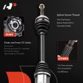 A-premium Pair 2 Front Cv Axle Shaft Assembly Compatible With Infiniti 0 1999 2000 2001 2002 L4 2 0l Without Touring Package