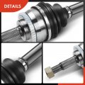 A-premium Pair 2 Front Cv Axle Shaft Assembly Compatible With Infiniti 0 1999 2000 2001 2002 L4 2 0l Without Touring Package