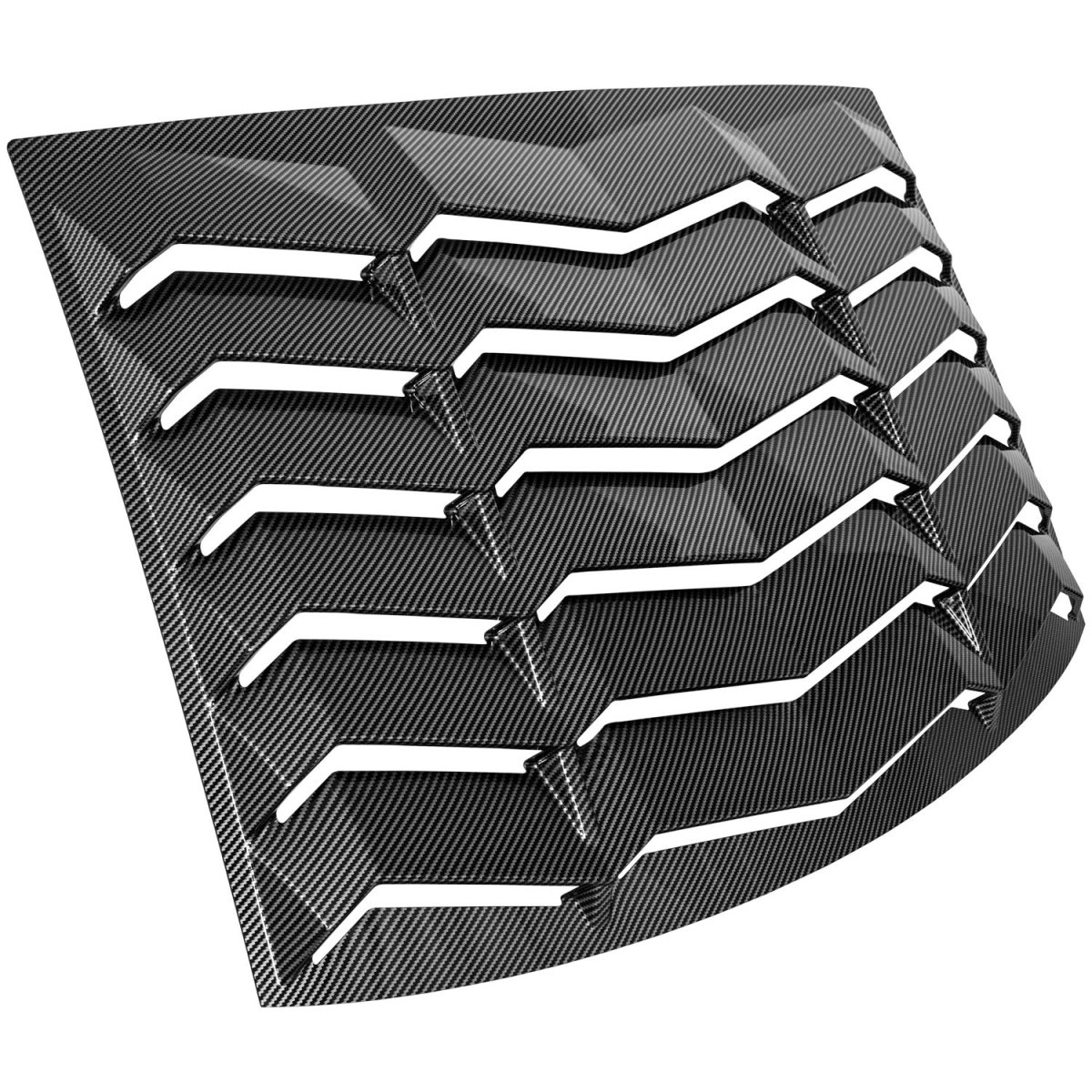 Rear Window Louver Carbon Fiber For 2011-2023 Dodge Charger Sxt Gt Rt Scat Pack Scat Widebody Srt Hellcat Matte Black Abs All