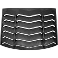 Rear Window Louver Carbon Fiber For 2011-2023 Dodge Charger Sxt Gt Rt Scat Pack Scat Widebody Srt Hellcat Matte Black Abs All