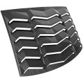 Rear Window Louver Carbon Fiber For 2011-2023 Dodge Charger Sxt Gt Rt Scat Pack Scat Widebody Srt Hellcat Matte Black Abs All