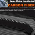 Rear Window Louver Carbon Fiber For 2011-2023 Dodge Charger Sxt Gt Rt Scat Pack Scat Widebody Srt Hellcat Matte Black Abs All