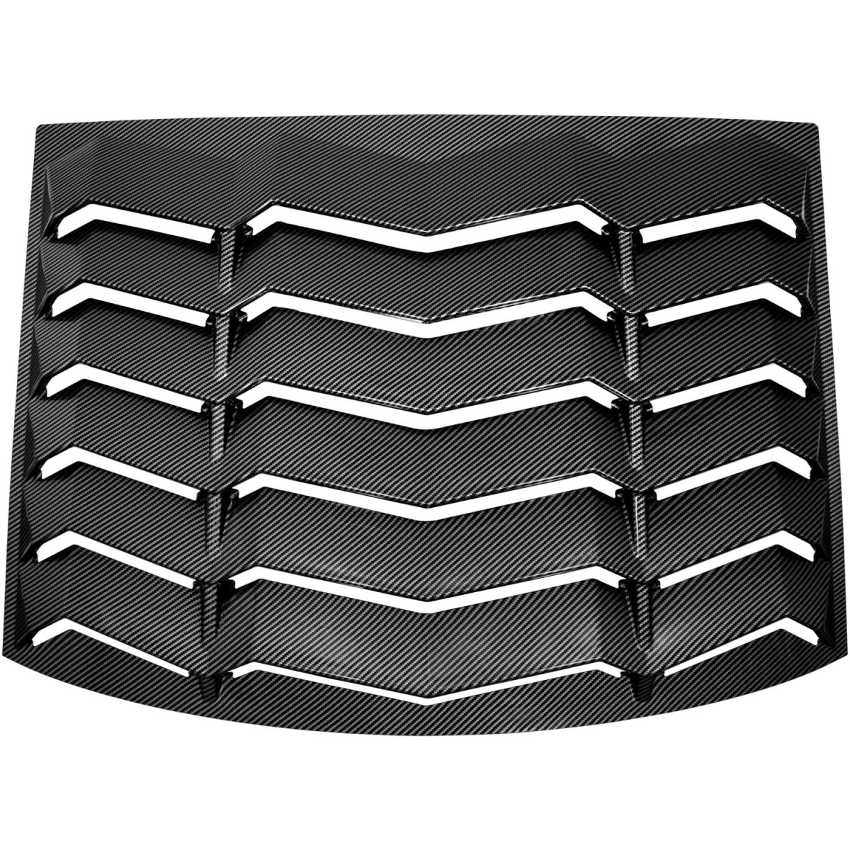 Rear Window Louver Carbon Fiber For 2011-2023 Dodge Charger Sxt Gt Rt Scat Pack Scat Widebody Srt Hellcat Matte Black Abs All