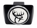 Elektroplate Officially Licensed Buck Commander All Metal Black Hitch Cover For Trucks And Suvs Fits Standard 2 Trailer