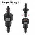 X Autohaux 3 8 9 49mm Sae To 5 16 8mm Straight Fuel Line Hose Quick Release Connector Disconnect Nylon 2 Set