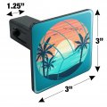 Volleyball Beach Scene Tow Trailer Hitch Cover Plug Insert