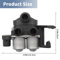 Hoypeyfiy 64111387319 Heater Control Valve Replacement For Bmw E36 323i 323is 1998-1999 325i 325is 1992-1995 328i 328is