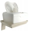 Mclee Creations Wonder Shelf Small Plastic Self Adhesive Bathroom Wall Mount Fits Over Toilet Paper Holder Designed For 
