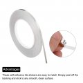 Uxcell 0 2 Inch X 164ft Foil Self Adhesive Tile Sticker Gap Sealing Tape Strip Metalized Polyester Film For Graphic Arts